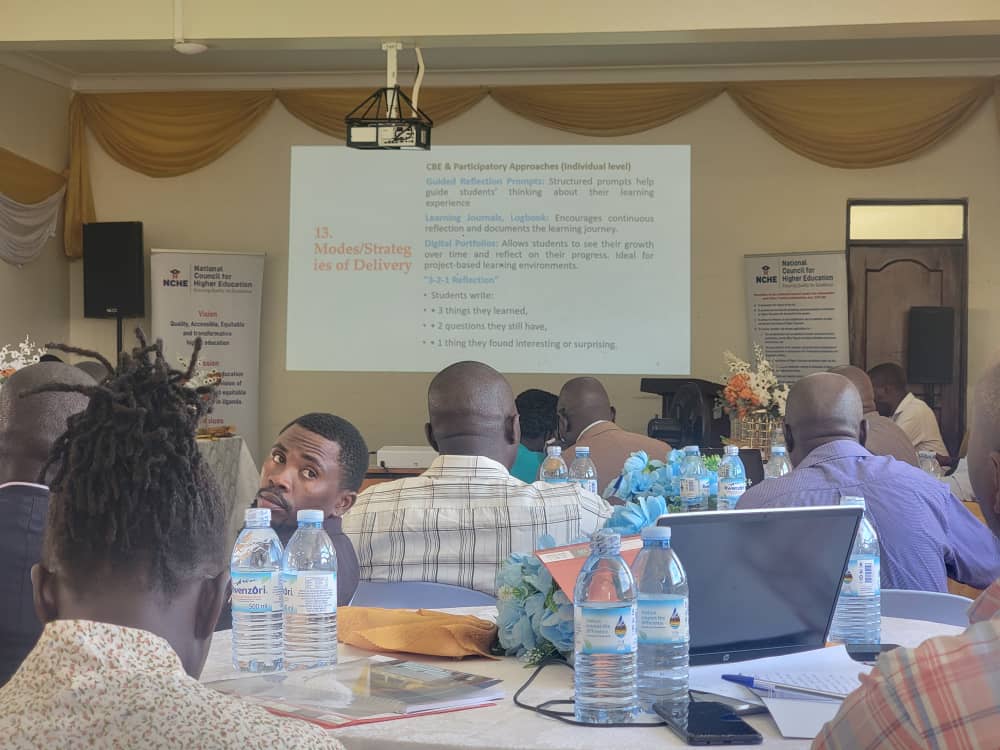 NCHE CBET training session in progress at Lira University