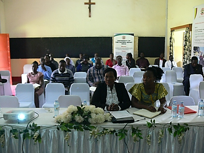 Group discussion during strategic planning process